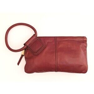 HOBO brown Sable Wristlet Clutch